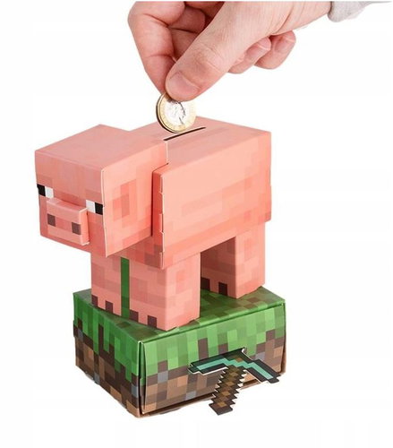 Minecraft: Pig - dětská kasička - Piggy Bank - Main image