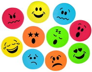 MyPauze Emotions Non-Slip Floor Stickers - 23 cm, 10 pcs - Educational Toy