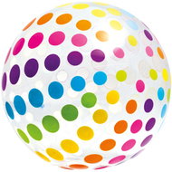 INTEX 59065 Large Inflatable Beach Ball 107 cm, Polka Dots - Inflatable Ball