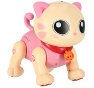 KIK KX4397 Interaktivní kočka na dálkové ovládání, růžová - Interactive Animal Toy