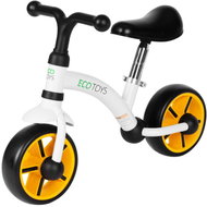 ECOTOYS LC-V1252 Balance Bike with EVA Wheels, Adjustable Saddle, White - Balance Bike