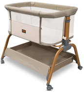 Milly Mally Nino 2-in-1 Bedside Crib, for parents' bed + standalone, 0–6 m, beige - Cot
