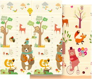 Rebel RBY-2201-3 Skládací pěnová podložka pro děti 180 × 150 cm, les - Play Mat