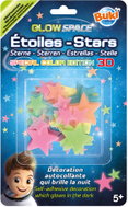 BUKI France Hvězdy na zeď barevné, svíticí ve tmě - Self-Adhesive Decoration