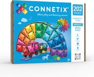 Connetix Magnetic Building Set – Bright Mega Pack, 202 pieces - Building Set
