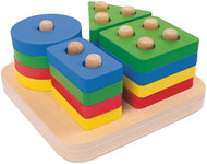 MyPauze Geometrická vkládačka se 16 díly - Puzzle