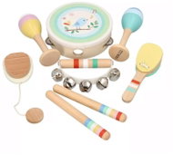 Adam Toys Dřevěná hudební sada 12m+, 8 ks - Instrument Set for Kids