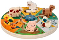 Adam Toys Naučná dřevěná přesouvačka Farma - Motor Activity Maze