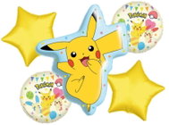 SmartBallons Sada fóliových balónků Pokémon - Pikachu - 5 ks - Balloons
