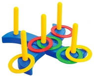 Mikrotrading Házecí hra s kroužky 49 cm v síťce - Toss Game