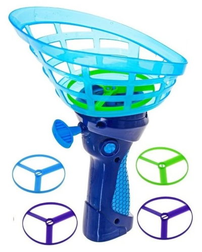 Gametime 19 cm Microtrading catch ball with 4 launch discs Main image Gametime 19 cm Microtrading catch ball with 4 launch discs - Catch Ball - Main image