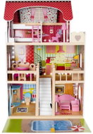 Kruzzel 11251 Domeček pro panenky LED s bazénem a příslušenstvím XXL - Doll House