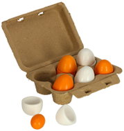 KIK KX7273 Dřevěná Montessori vajíčka s vyjímatelnými žloutky, 6 ks - Motor Skill Toy