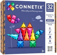 Connetix Tiles Magnetická stavebnice Bright Discovery Pack 32 ks - Building Set