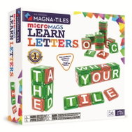 MAGNA-TILES Magnetická stavebnice microMAGS LEARN Letters 56 dílků - Building Set