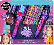 Bavytoy Kreativní sada na zaplétání vlasů 2v1 - Hairdressing Set