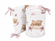 Baby Nellys Mantinel do postýlky Medvídci, 180 cm, růžový - Crib Bumper