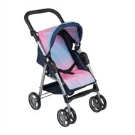 Bagito Kočárek pro panenky Rainbow, skládací s otočnými kolečky - Doll Stroller