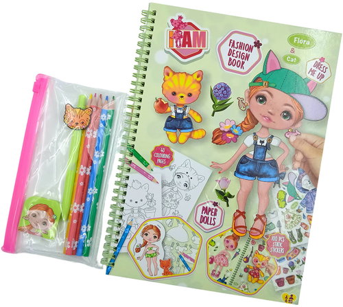 Craft Kreativní kniha módního návrhářství - Flora - Creative Kit - Main image