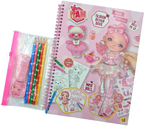Craft Kreativní kniha módního návrhářství - Rosa - Creative Kit - Main image