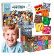 Bavytoy Set of Magnetic Building Blocks 3D Cubes 63 Pieces - Building Set