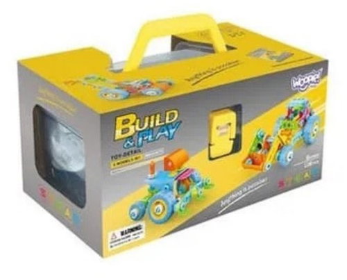 Bavytoy Construction Set, 6-in-1 Vehicle Set - Building Set - Main image