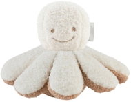 Nattou Chrastítko plyšová chobotnička ecru 20 cm, 0m+ - Baby Rattle