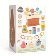 Bavytoy Montessori stohovací kostky - Stacking Pyramid