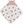 Insulated swaddle blanket with hood Teddy Bears, 90 × 90 cm, pink