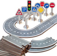 Ulanik Úseky silnice a dopravní značky - Slot Car Track