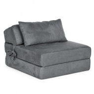ModernHome DA001-4 folding foam sofa 190 × 70 cm, 2-in-1, grey - Children's sofa