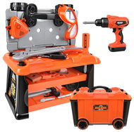 ISO 28130 Tool set with electric drill and case, 63 pcs - Toy Workbenches