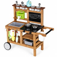 ECOTOYS TL055015 Wooden garden kitchen with accessories - Play Kitchen