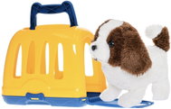 Mikrotrading Pejsek plyšový 19 cm s přepravkou - Soft Toy