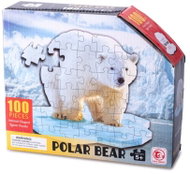 Mikrotrading Puzzle 48 × 42 cm lední medvěd, 100 dílků - Jigsaw Puzzle