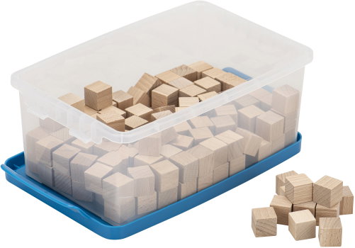 Betzold Natural wooden blocks, 150pcs - Wooden Blocks - Main image