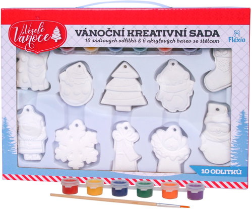 FLEXIO Sádrové figurky k malování, vánoční tématika - Paintable Figurine - Main image