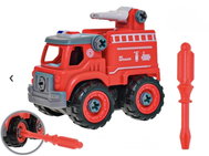 Mikrotrading Auto hasiči šroubovací 12 cm s vodním dělem volný chod - Toy Car