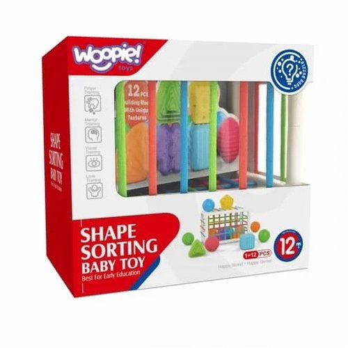 Bavytoy flexible sensory shape sorter cube - Motor Skill Toy - Main image