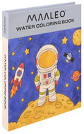 Maaleo 28460 Water Painting Book Astronaut, 24 pictures with a brush - Water Painting