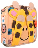 Kruzzel 28067 Giraffe sensory Montessori quiet book - Cloth Book