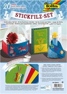 FOLIA Perforovaný filcový set na vyšívání a kreativní tvoření - Creative Kit