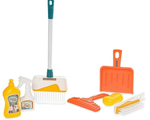 Mikrotrading Cleaner set 7pcs on card - Toy Cleaning Set - Main image