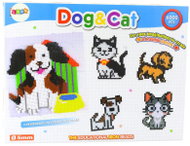 LEAN Toys 2145 dog and cat iron-on beads mosaic, 6000pcs - Perler Beads