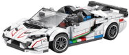 LEAN Toys 28915 Sports Cabriolet SVJ construction set, 348 pieces, white - Toy Car