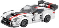LEAN Toys 28913 VIPER racing car building toy, 379 pieces, white/red - Toy Car
