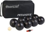 MASTER Petanque set of 8 black balls, nylon bag - Petanque 