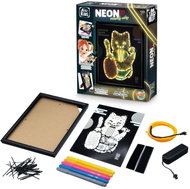 BUKI France 4allKIDS Neonový obrázek MANEKI-NEKO - Creative Kit