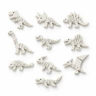 Aroma Queen BLOCKBUILDER Dino Bones L, sada 10 kloubových figurek dinosaurů - Paintable Figurine