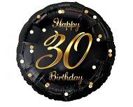 Godan nafukovací balónek foliový 30 let happy birthday narozeniny 45 cm - Balloons